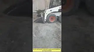 Interlock Company in Dubai- Preparing site for Interlock Installation.