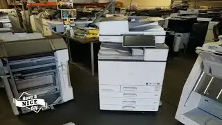 Установка финишера-копировального аппарата Ricoh MP C.