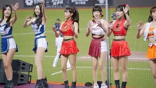 李雅英 南珉貞 李多慧 籃籃 林襄 斐棋《籃襄慧外掛雅英珉貞再加個斐棋這夢幻共演的cpbl夢之隊也太頂了~許基宏劉基鴻應援~》20240721 大巨蛋 中職明星賽
