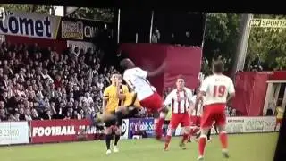 Michael Timlin is an impressive injury to the face