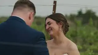 Emotional Private Vows at Saltwater Farm Vineyard | Connecticut Wedding Videographer
