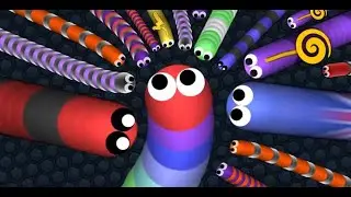 TODOS CONTRA MI (eran todos bots) | SLITHER.IO