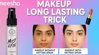 Fashion Colour Queen Makeup Spray Review | Makeup Lock होगा? Smudge-Proof Test in Hindi
