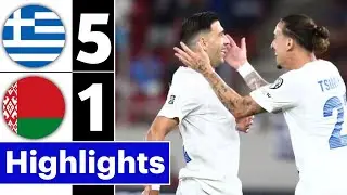 Greece vs Belarus 5-1 Highlights | &epsilon;&lambda;&lambda;&alpha;&delta;&alpha; &lambda;&epsilon;&upsilon;&kappa;&omicron;&rho;&omega;&sigma;&iota;&alpha;