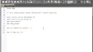 Batch 88 Array Insert