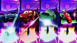 Tiles Hop - Jackson Storm vs Lightning McQueen vs Chick Hicks vs Francesco Battle