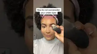 Avoid cakey under eyes with this hack
