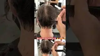 RAZOR TECHNIQUE PIXIE CUT: Full Tutorial Linked Below! 🔥🔥🔥