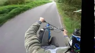 Motorynka AM6 SWAP luźne latanie na gumie i mała wywrotka XD