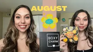 AUGUST BOXY CHARM Review and GRWM unboxing