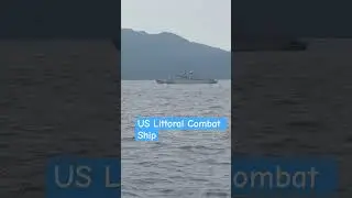 US Independence  Class warship in Taiwan Strait? #usanavy #usa #taiwan #china #shorts