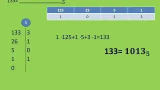 Átírás 10 -es számrendszerből 5 -ös és 8 -as számrendszerbe