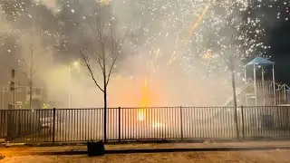 Triplex - blokken finale - vuurwerk