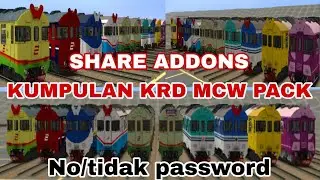 SHARE ADDONS KUMPULAN KRD MCW PACK || Trainz Simulator Android 
