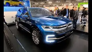 VOLKSWAGEN VW T-PRIME CONCEPT GTE FUTURE SUV CAR WALKAROUND + INTERIOR