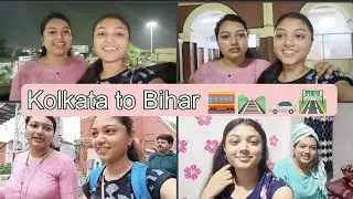Kolkata to Bihar Journey #vlog 7| Howrah station par train late🤦| 5:20 hrs train late| Glorious Glam