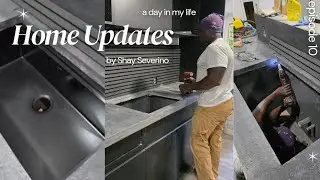NEW HOME UPDATE / KITCHEN BACKSPLASH INSTALL / OUTDOOR STAIRWAY PLANS