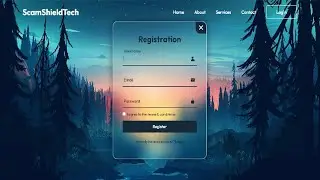 Make LogIn & Registration Page Using HTML, CSS, JavaScript | ScamShieldTech