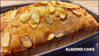 Bakery Style Almond Cake #almondcake #withoutoven #bakerystyle #cake #baking #video #youtube #like 