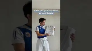 When you get a brand new karategi (kata)&hellip; 🥋 #karate #martialarts #karategi #shorts