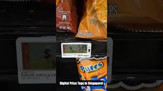 Digital Price Tags in Singapore! The Future of Shopping? #DigitalPriceTags #futureofshopping