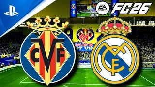 Villarreal - Real Madrid | Laliga EASPORTS | Highlights 24/01/26 FC26Ĺ