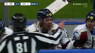 Sam Lofquist pushes ref and gets match penalty