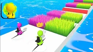 Grass Race 🏞️🎋😝All Levels Gameplay Trailer Android/Ios new update