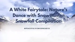 ❄️❄️❄️A White Fairytale: Nature&rsquo;s Dance with SnowWinter Snowfall Compilation !!!!