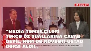“Media təmsilçiləri təkcə öz suallarına cavab deyil, həm də növbəti ustad dərsi aldı!” - Mir Şahin
