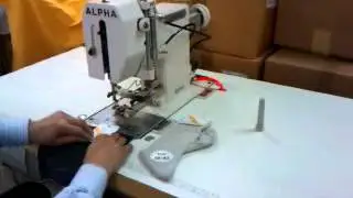 ALPHA SF-1601  label tacking machine with open knotting