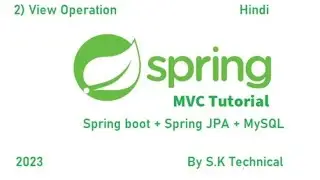 Spring MVC view Operation | Spring boot web controller view operation | Spring boot view operation