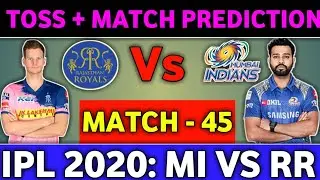 TOSS PREDICTION TODAY : IPL 2020 45TH MATCH PREDICTION || MI VS RR