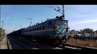 Wag 7 Freight Train / High Rise Section / Indian Railways / NWR