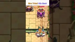 Easy Defense Bro 😶&zwj;🌫️😭 #clashroyale #shorts