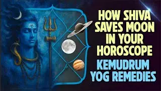 How Shiva Saves Moon in your horoscope ! Kemudrum YOG remedies 