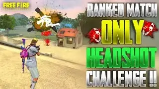 Free fire scar shark attack headshot || BR ranked mood gameplay || only headshot challenge