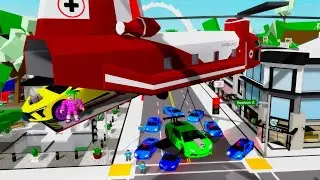 STEALING SUPERCARS WITH A HELICOPTER IN BROOKHAVEN RP!