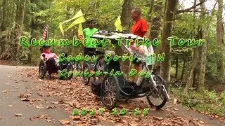 Recumbent Trike Tour, Cades Cove, TN 2017-10-15, canopy, ActionBent, Catrike, ICE