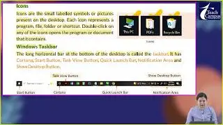 Ch 3 | Sangam Group of Publication | Computer | Class 03 | Introduction to Windows 10 | For children