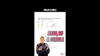 Area of a Circle ACT and SAT Word Problem