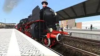 DB 18 505 Steam Special Trip at Trier