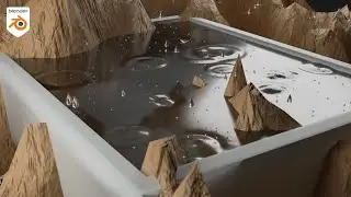 Blender Tutorial: How to make Realistic Rain Drop and Water Splash with Dynamic Paint