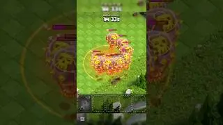 Poison Spell Power 💥 || Clash Of Clans || #shorts #coc #clashofclans