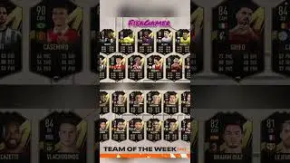 Fifa 23 Sele&ccedil;&atilde;o da semana 6 #totw6 #shorts