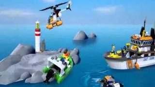 LEGO&reg; City - 60014 Coast Guard Patrol - Trailer