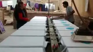estampado al agua en polos de algodon