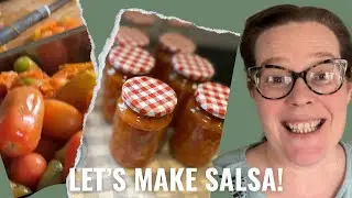 Making room by making salsa! | Canning salsa