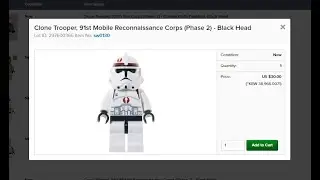 [lego star wars] 7250 Clone Trooper, 91st Mobile Reconnaissance Corps (Phase 2) - Black Head
