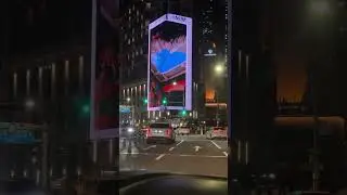 &ldquo;POV: You&rsquo;re in Korea at night 🌃🔥&rdquo;   #3d #billboard #neon #night #korea